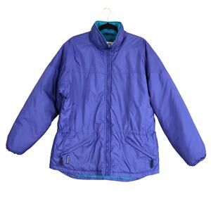 Columbia Womens Vintage Windbreaker Puffer Jacket Size Large Snow Ski 90s Y2K